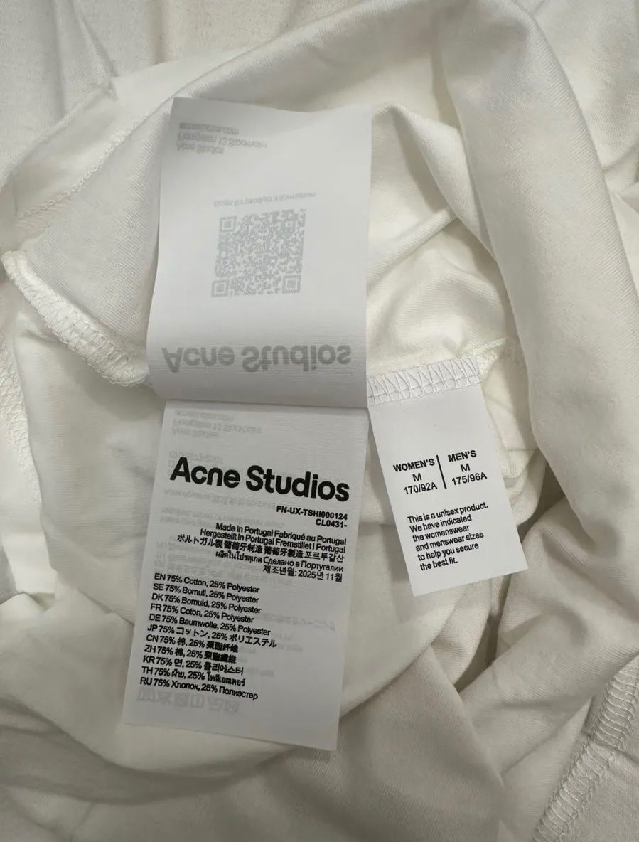 Acne Studios T-shirts: Acne Studios Longsleeve Gr. M, weiss – Neuf (Voir description) à Triesen par atos87 4