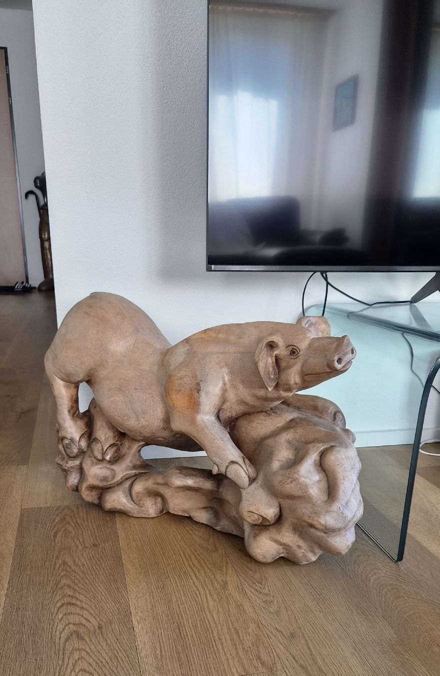 Figurines: Holz Schwein – D'occasion à Hauptwil par Schwertfisch24
