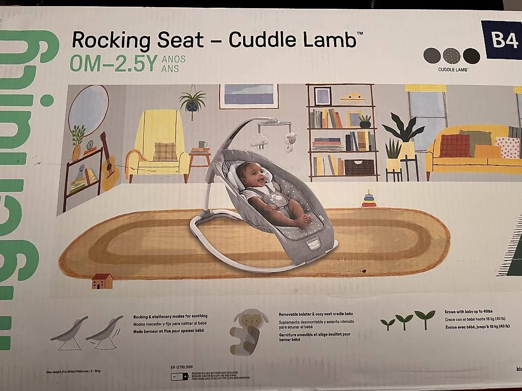 Sdraiette & Sdraiette a dondolo: ingenuity Babywippe »Cuddle Lamb« – Usato da Menziken venduto da a-m-y 4