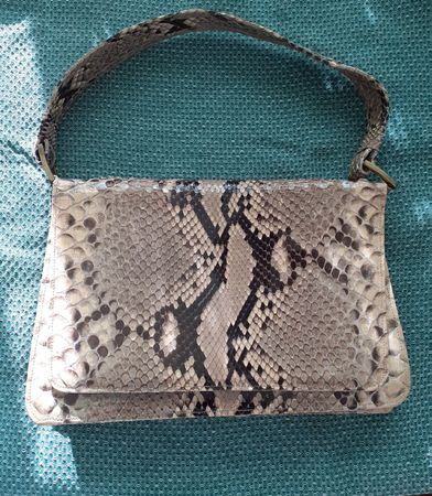 Vintage Handtasche Schlangenleder