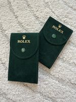 ROLEX Original Reise Etui – Grüner Samt Uhren Sleeve - Luxus