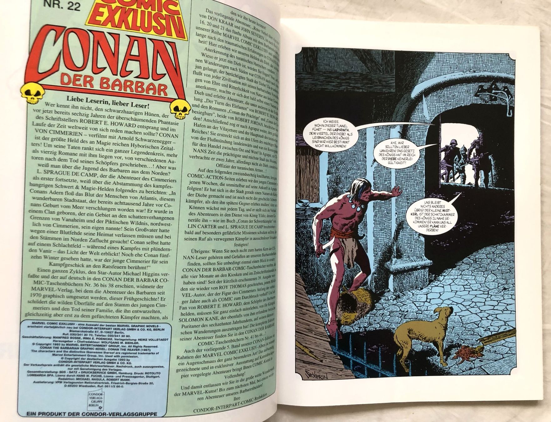 Fumetti: Marvel Comic Exklusiv - Nr.22 - CONAN DER BARBAR – Usato da Schaffhausen venduto da durruti 2