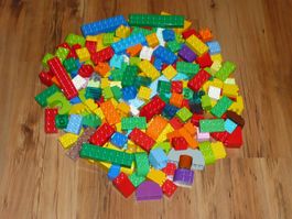Über 200 Duplo Steine mit Platten und Fenster ect.