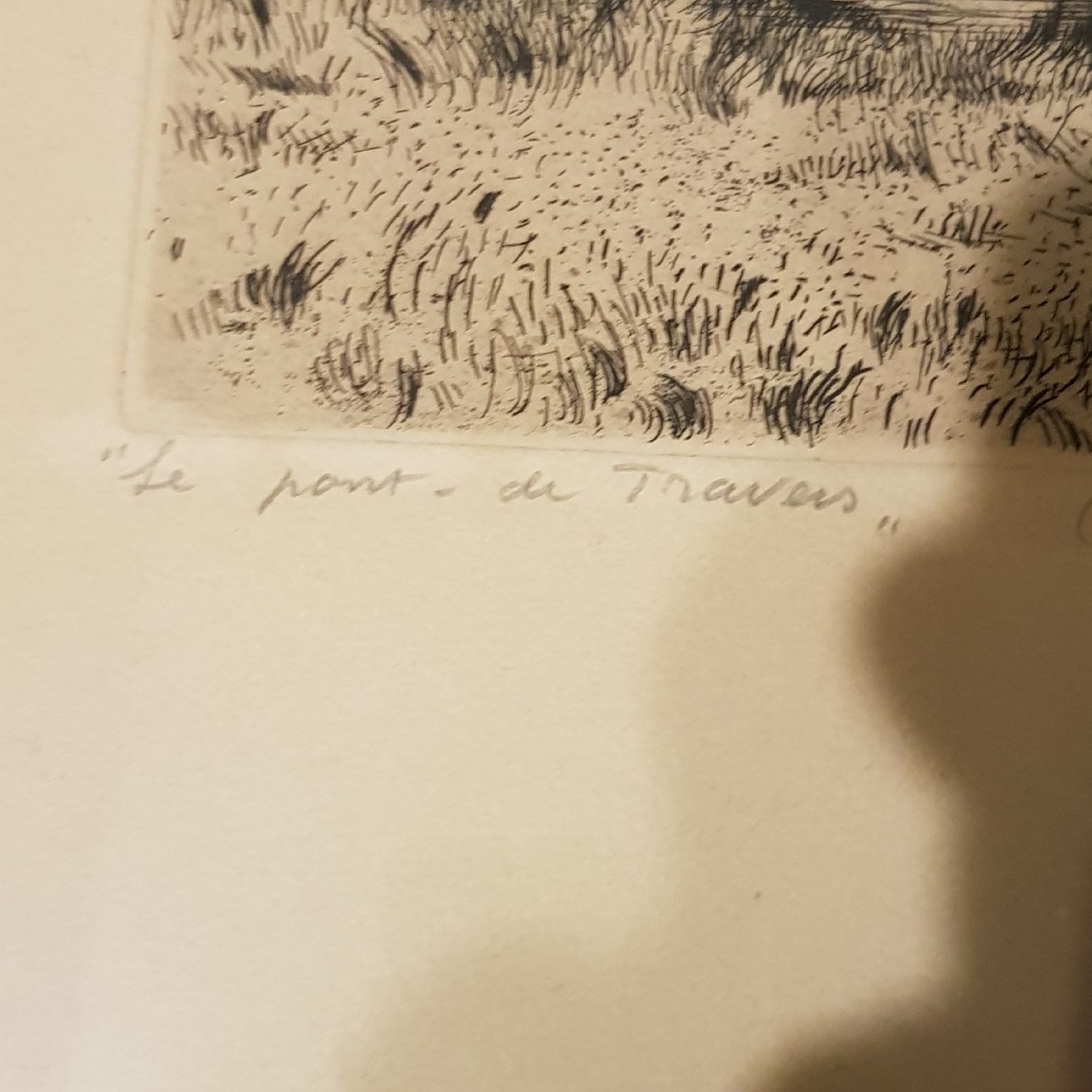 Grafiken & Lithographien: lithographie signée Aurèle BARRAUD  le pont de Travers – Gebraucht aus Cortaillod von lemaurice01 2