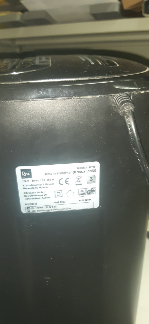 Rexel Distruggi documenti: Aktenvernichter A4 und CD/DVD – Usato da Fehraltorf venduto da STEMAC01TK 4