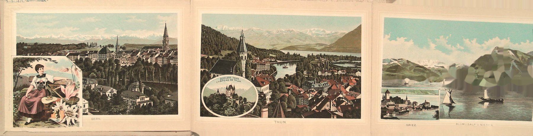 Libri: Berner Oberland Leporello um 1890 – Usato da Rafz venduto da booksell 1