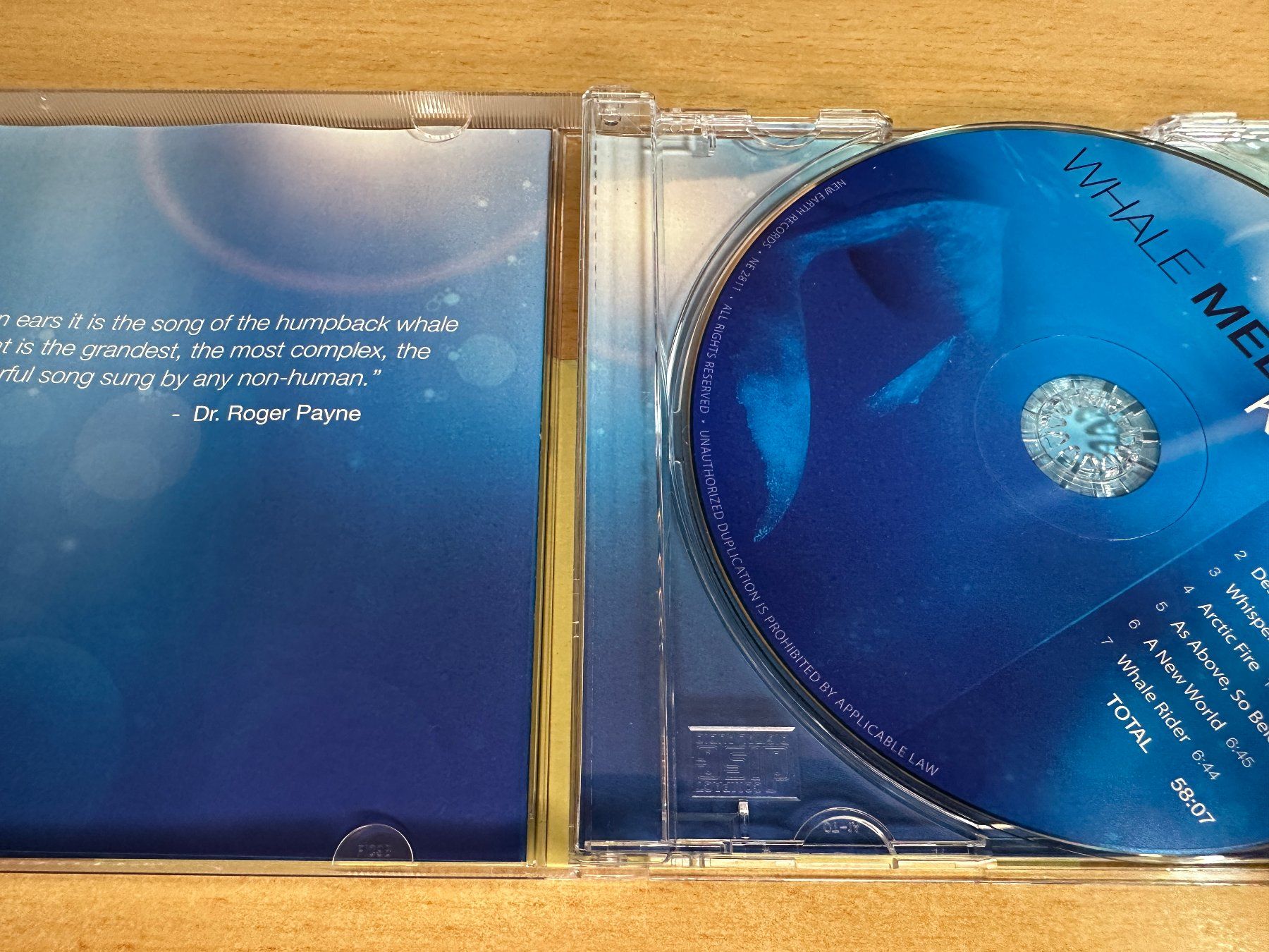 CD: B7 Kamal - Whale Meditation – Usato da Rikon im Tösstal venduto da Alpenmutz 2