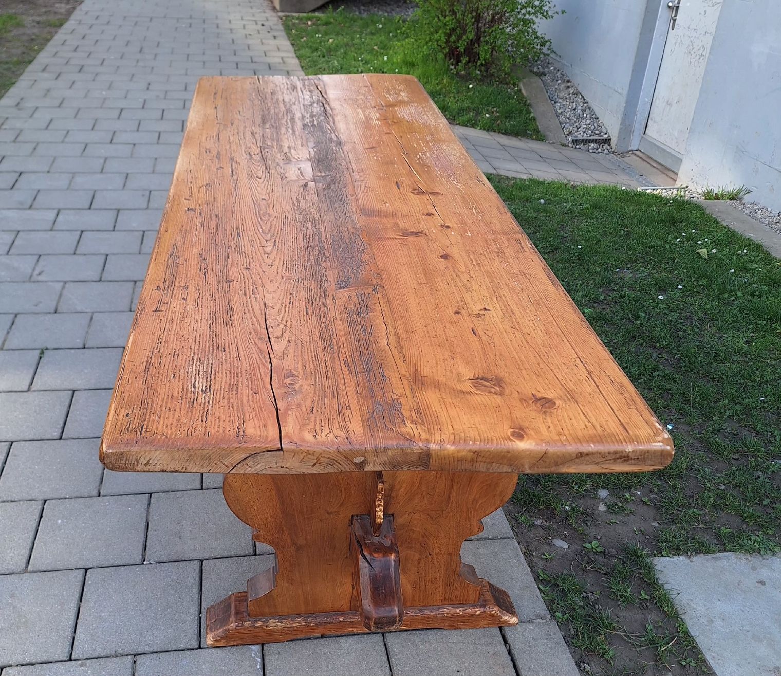 Eichholtz Tavoli: Antik Klostertish/Essentisch/ Schreibtisch /Eicheholz 19Jh – Usato da Fahrweid venduto da SMILE.5 3