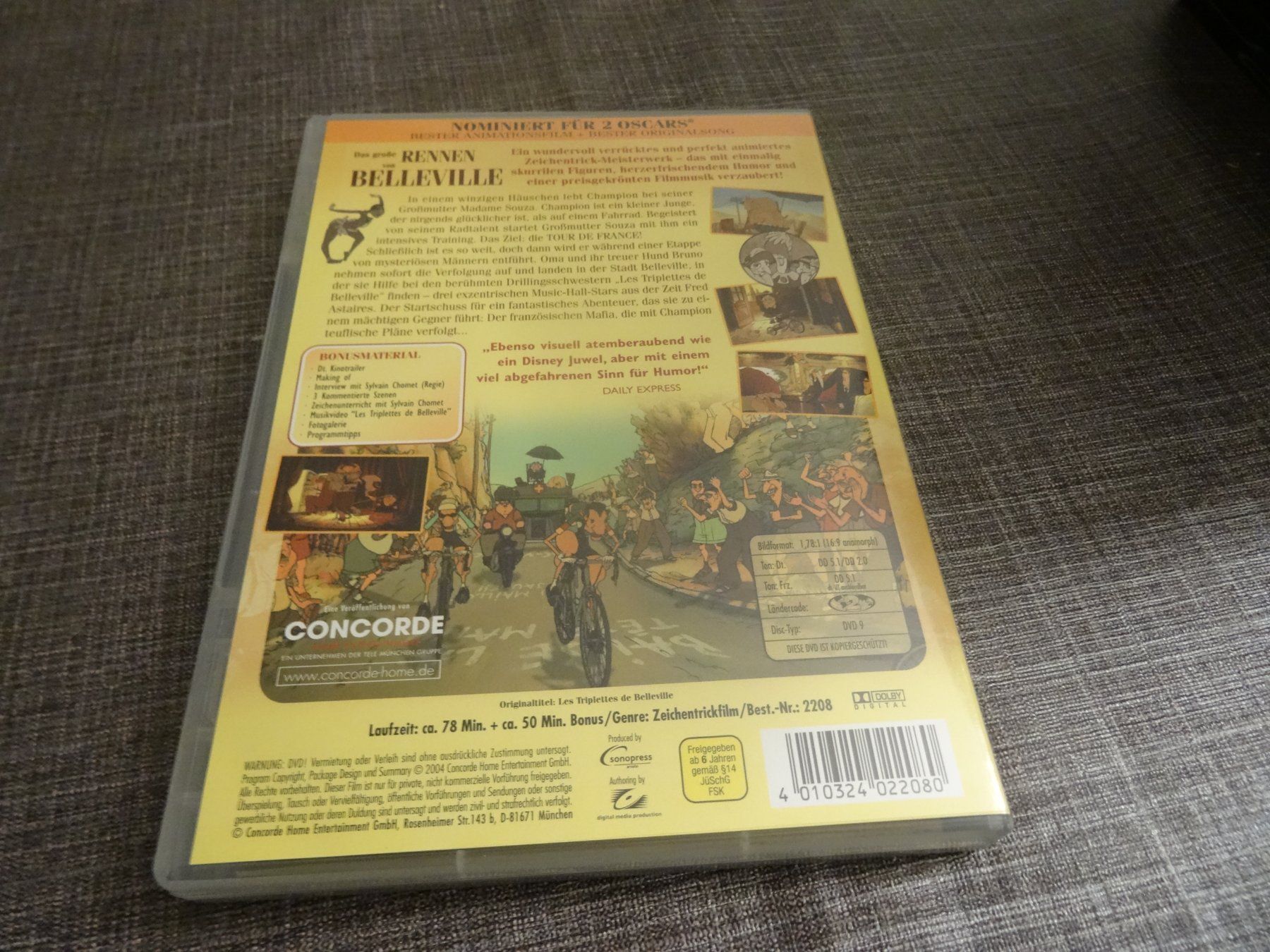 Tutti i DVDs: Das grosse Rennen von Belleville DVD – Usato da Olten venduto da Disc-Verkauf 2