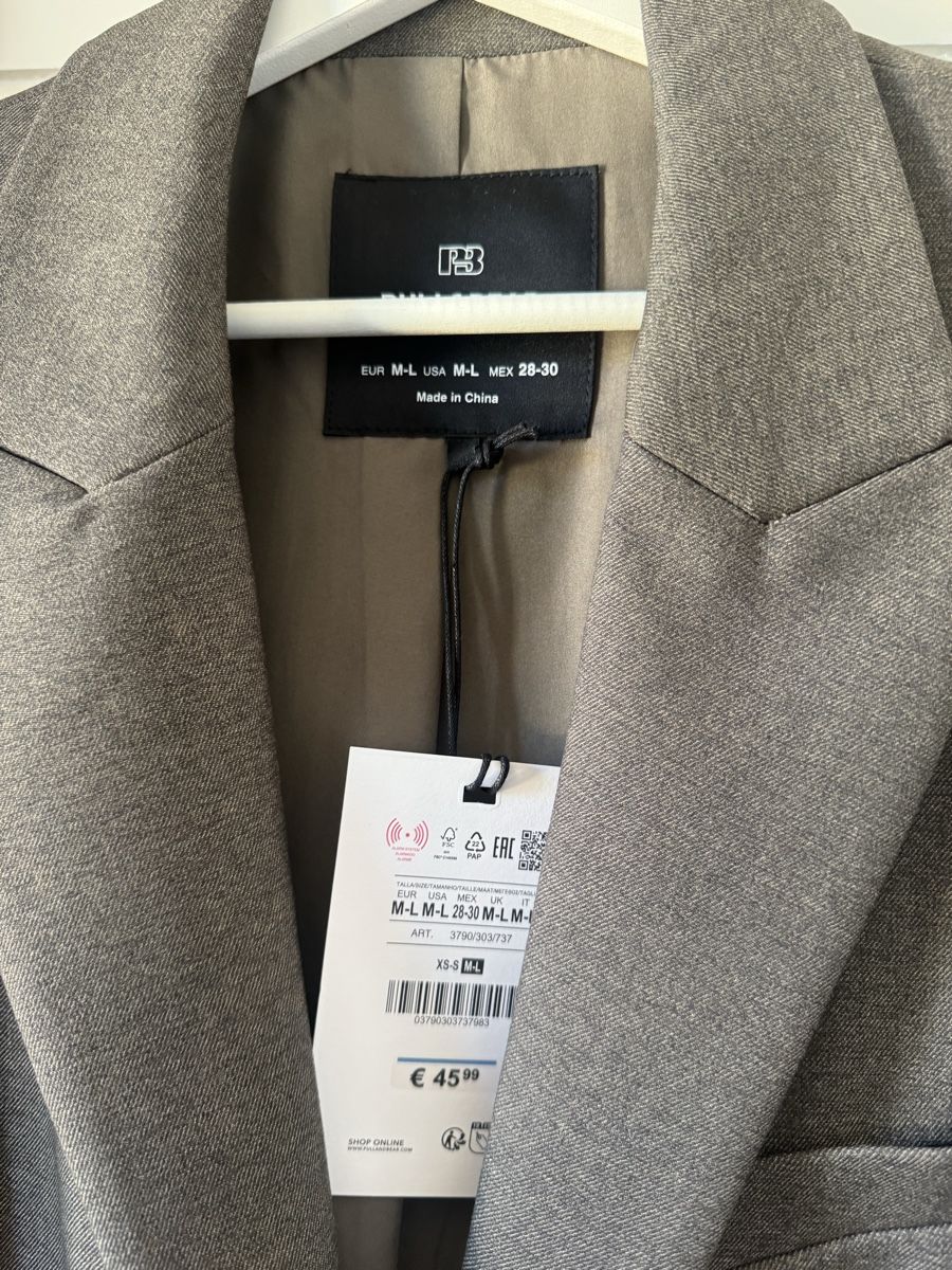 Pull&Bear Giacche: Pull&Bear Oversize Blazer Braun - M/L - Neu mit Etikett. – Nuovo e nell'imballaggio originale da Zürich venduto da ber_78xz 1