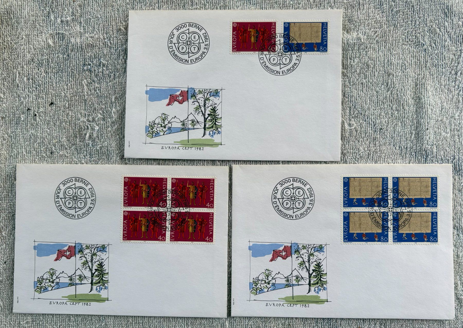 Tous les timbres: LOT FDC PTT – D'occasion à Ostermundigen par wini63