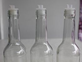 3 Flaschen, weiss, Feindosierung, 3,5 dl, mit Drehverschluss
