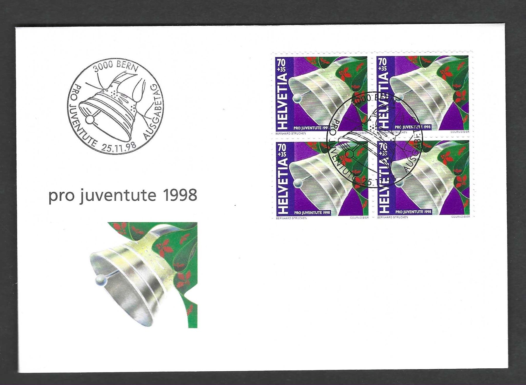 Tutti i francobolli: Pro Juventute Viererblock 1995 – Usato da Koblenz venduto da Markenhimmel