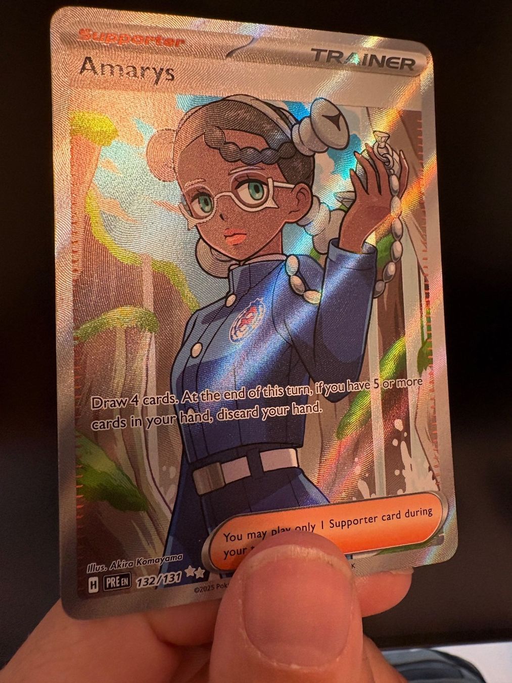 Pokémon Carte collezionabili: Amarys 132/131 – PRE Prismatic Evolutions EN – Usato da Davos Dorf venduto da WadaDex 2