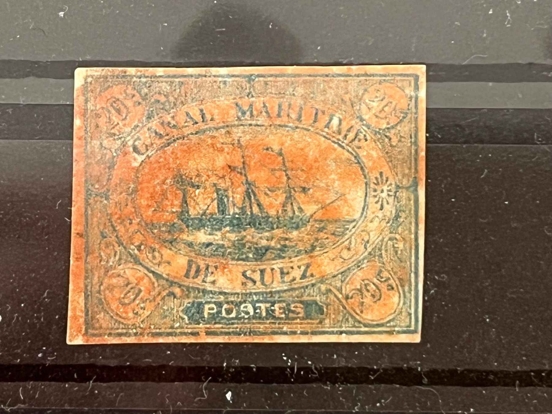 Tutti i francobolli: Briefmarke Canal Maritime de Suez, 20 C. – Usato da Romanshorn venduto da luxcollect