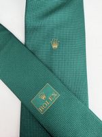 Cravate Rolex verte vintage
