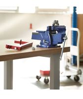 + Schraubstock Amboss 360° drehbar Drehteller Werkbank