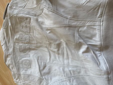Diesel Lederjacke, weiss, Gr. l Top Zustand! Sommer!