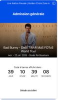 Billet Bad Bunny Bruxelles 22.07.2026