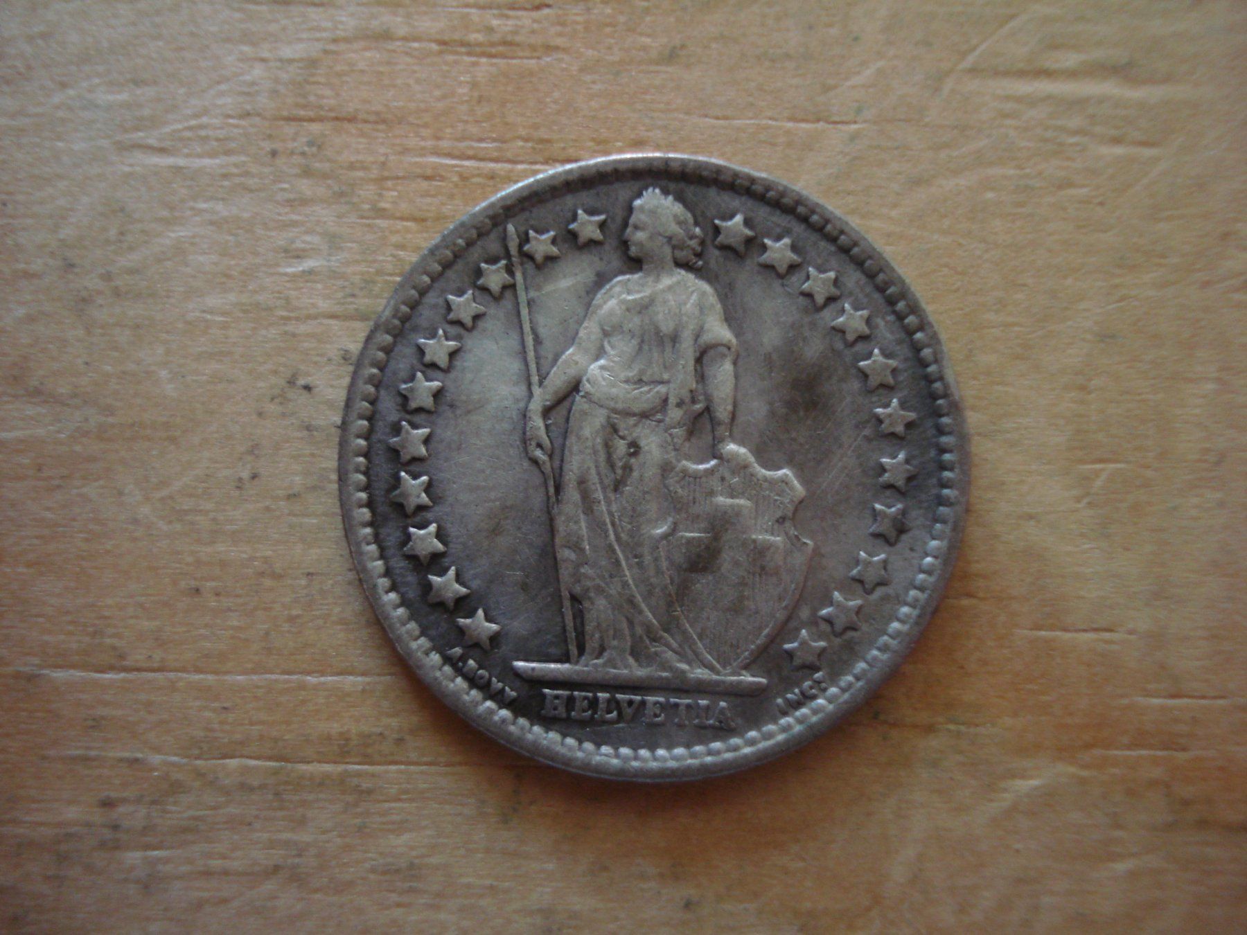 Tutti le monete: (N4) 1/2 Franken 1929 VZ – Usato da Erlach venduto da Net-Coins 1