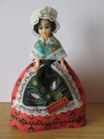 Trachtenpuppe "Provence" Höhe ca. 14cm