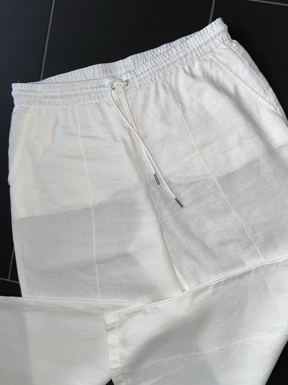 Pantaloni: Marc Aurel Leinenhose Gr.40, weiss, NEU – Nuovo (secondo la descrizione) da Lenzburg venduto da penelope012 2