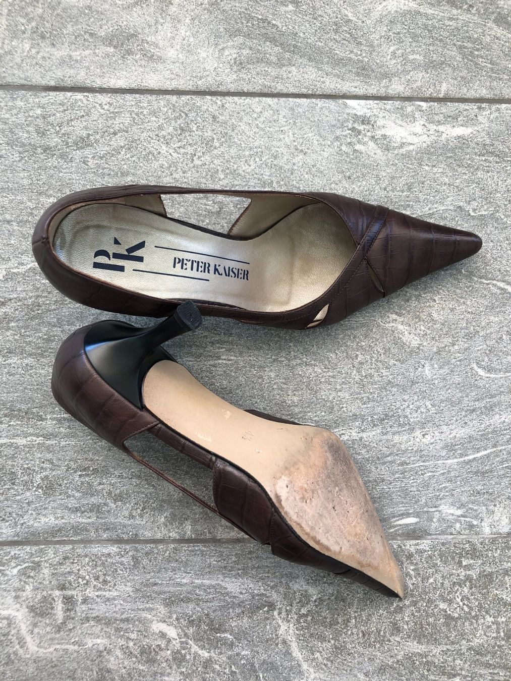Kaiser Scarpe da donna: Elegante Peter Kaiser Pumps aus Leder – Usato da Baar venduto da alexisbeads 4