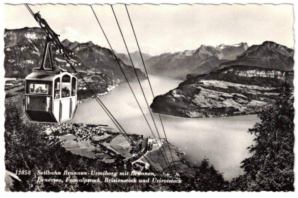 Cartes postales: Brunnen - Luftseilbahn Urmiberg – D'occasion à Binningen par Mountainrider