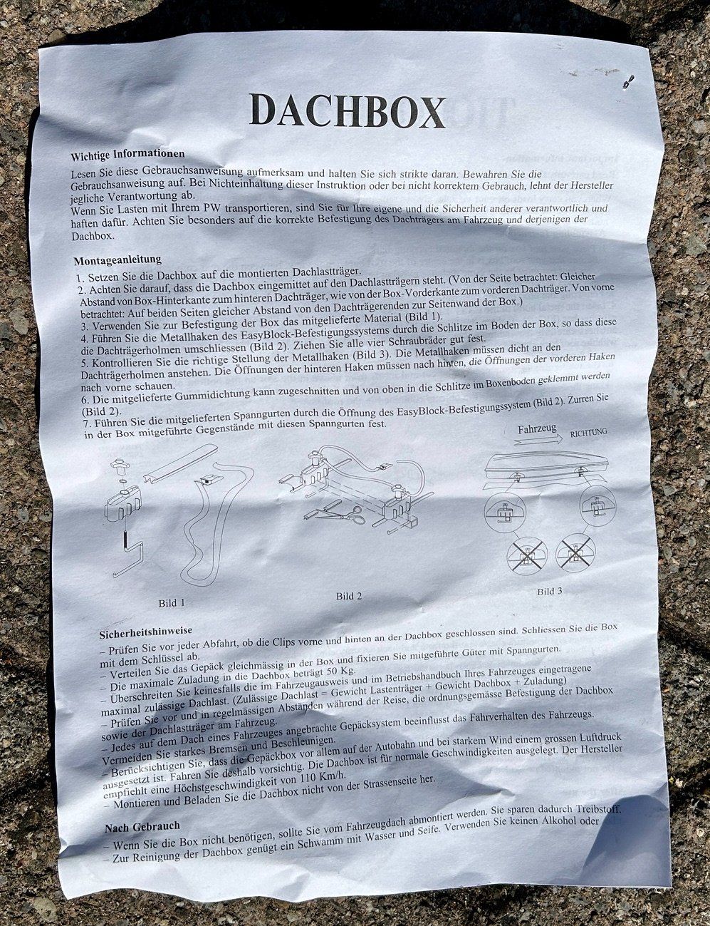 Box da tetto: Dachbox, Skibox – Usato da Lostorf venduto da Novolo 5