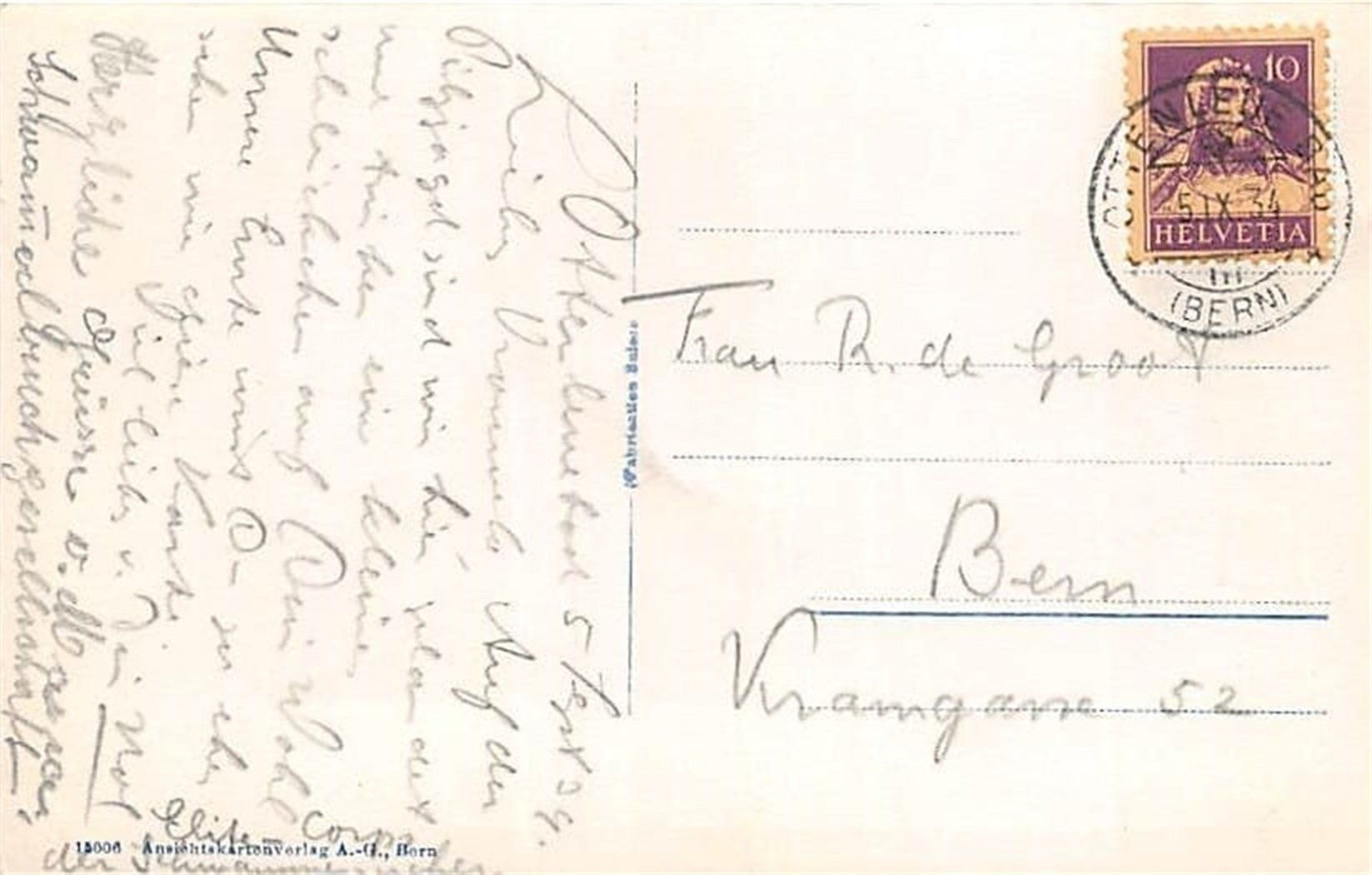 Cartoline postali: Guggisberg Kurhaus Ottenleuebad – Usato da Ottikon b.Kemptth. venduto da Neptun1974 1