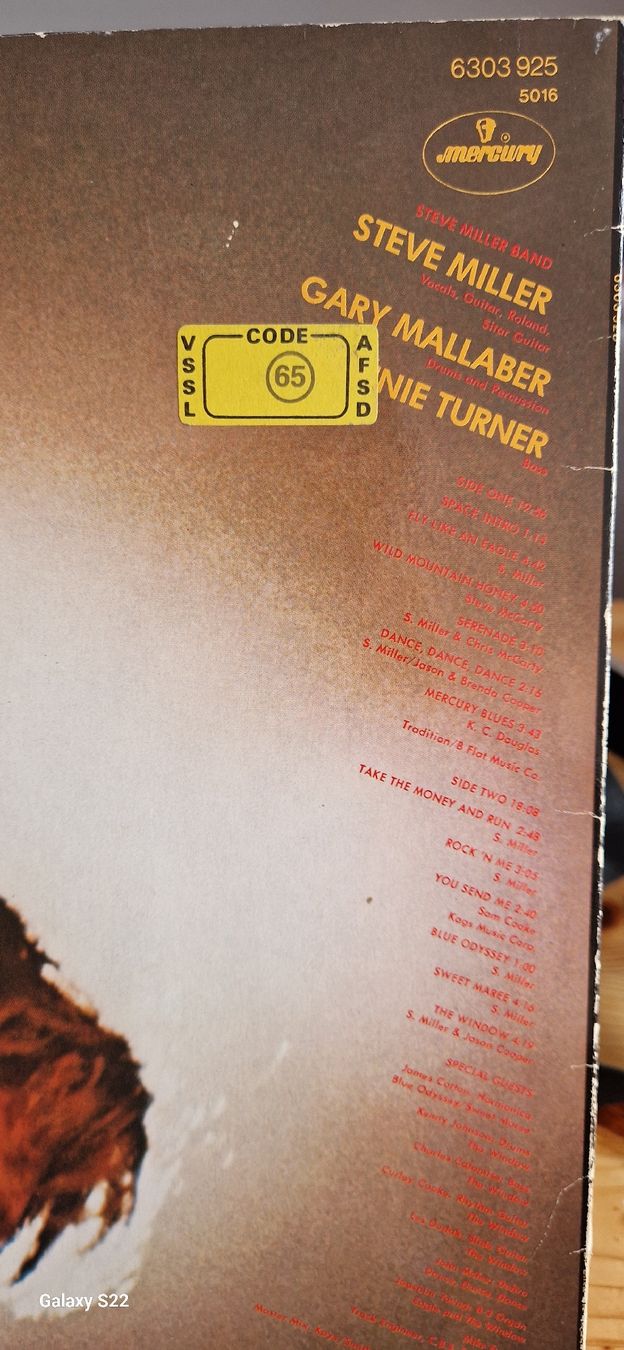 Schallplatten: Vinyle 33t Steve Miller Band - Fly Like An Eagle – Gebraucht aus Yvonand von RF-VINYL 3