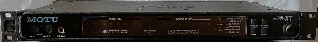 Musikinstrumente: Patchbay MIDI - MOTU MIDI Express XT (USB) – Gebraucht aus Chêne-Bougeries von al1music