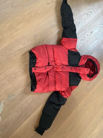 Moncler Steppjacke Kinder Grösse 164 164 cm Rot Schwarz
