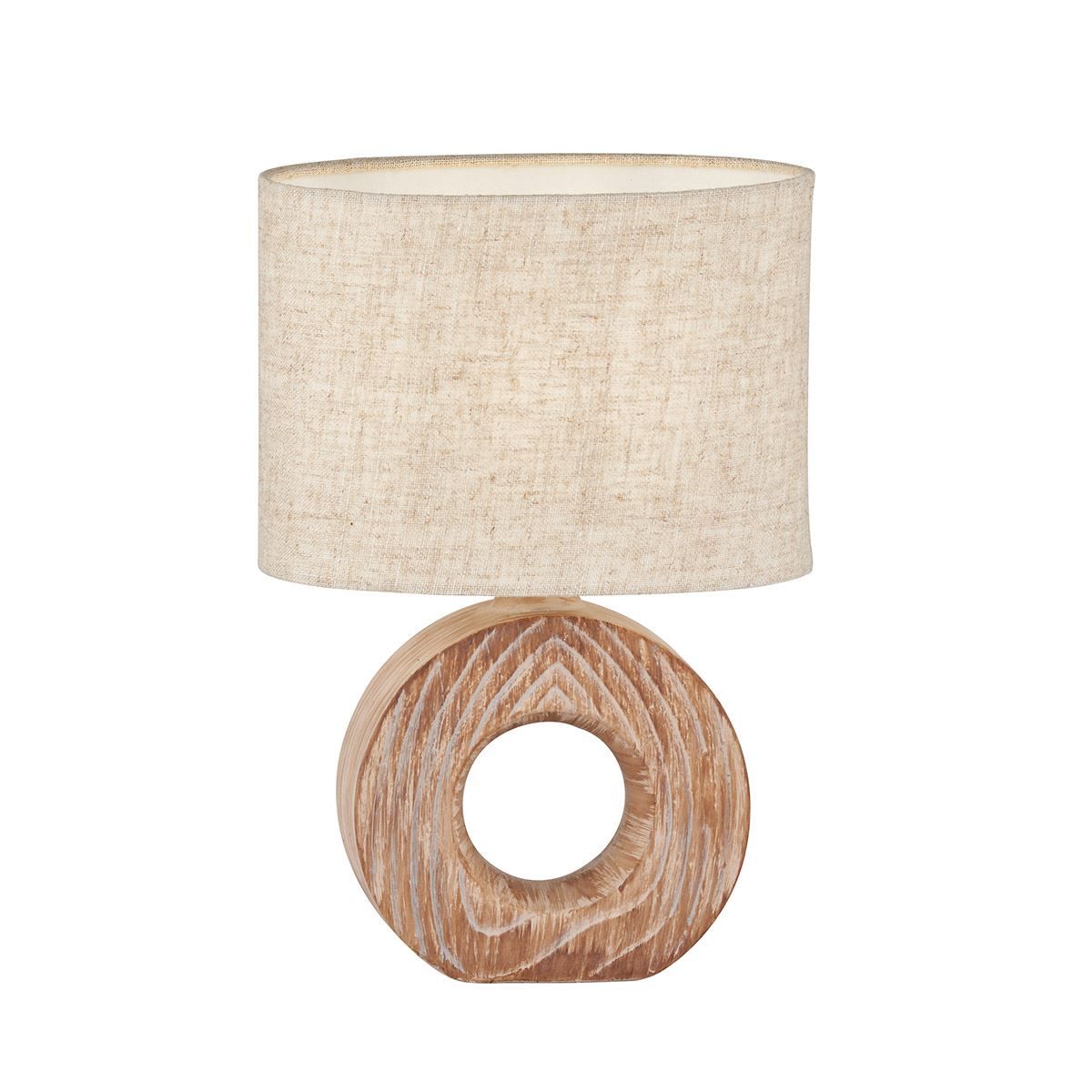 Lampade: Tischleuchte, Stoffschirm, 31 cm Höhe – Nuovo (secondo la descrizione) da Kreuzlingen venduto da Smart-Light 3