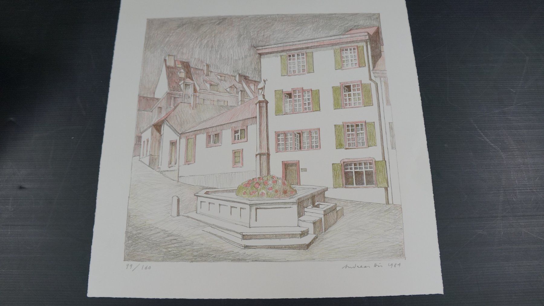 Posters & Illustrations: Andreas His Basler Künstler – D'occasion à Basel par bk_brockibasel