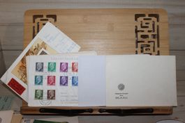 DDR - 9 Bedarfsbriefe mit Satz- / Block Frankaturen