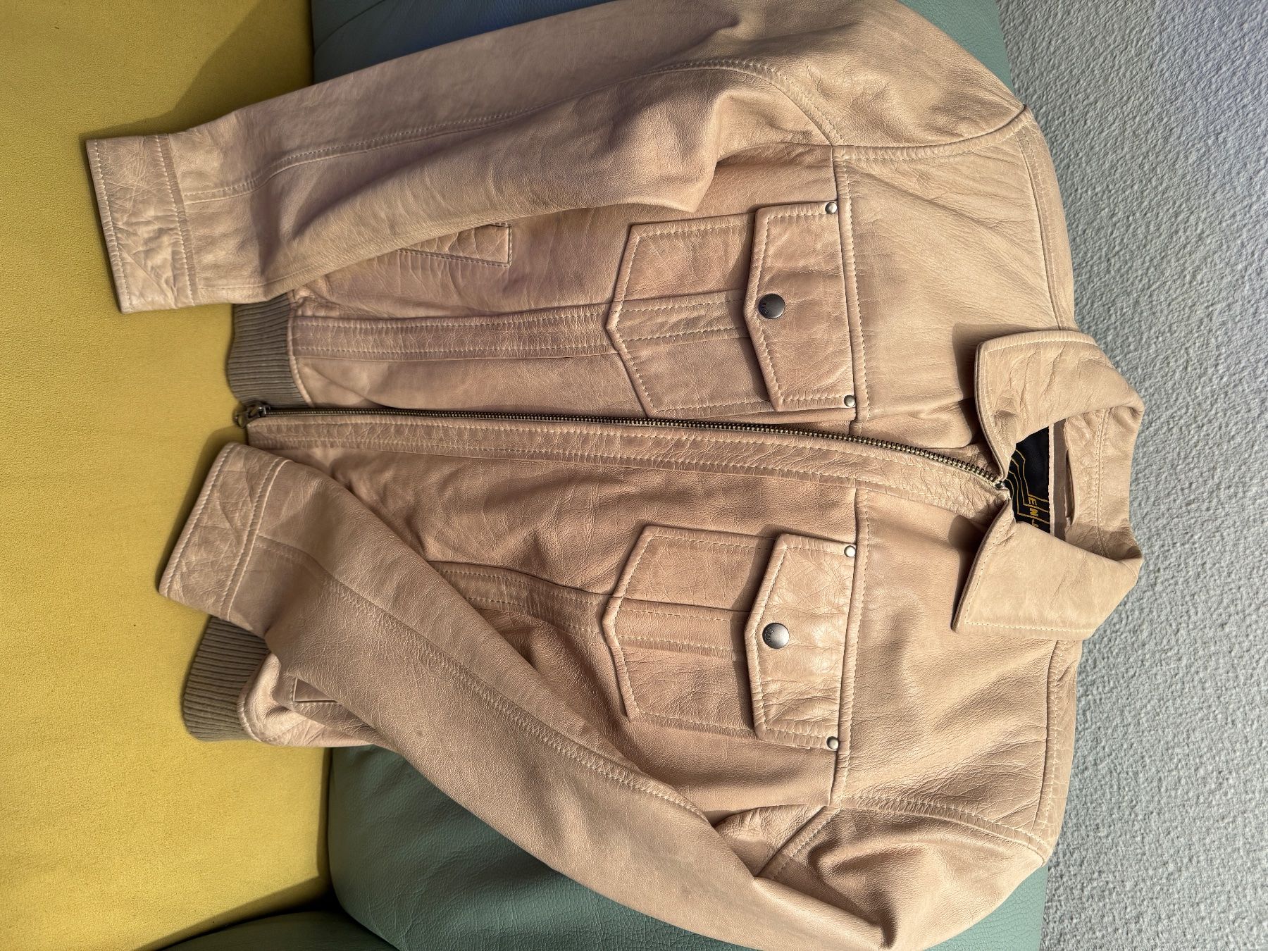 Giacche: Herren Leder Jacke L – Usato da Zürich venduto da Cibin 4