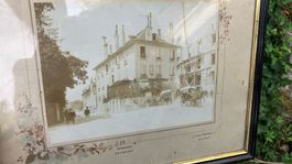 Photo ancienne Foto Café Bel Air Lausanne