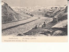 Piz Roseg und Bernina, ca. 1910