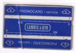 Landis & Gyr Service-Karte 'PHONOCARD / service' (6.)