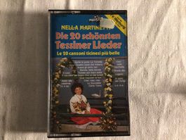 NELLA MARTINETTI, Die 20 schönsten Tessiner Lieder, MC,1983