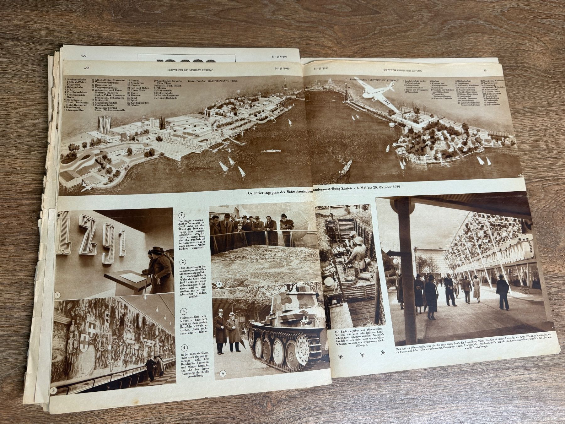 Riviste & Magazine: Schweizer Illustrierte Zeitung, Sondernummer, 1939 – Usato da Nussbaumen AG venduto da olitech5415 5