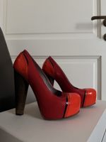 Versace Heels - Red Patent Leather