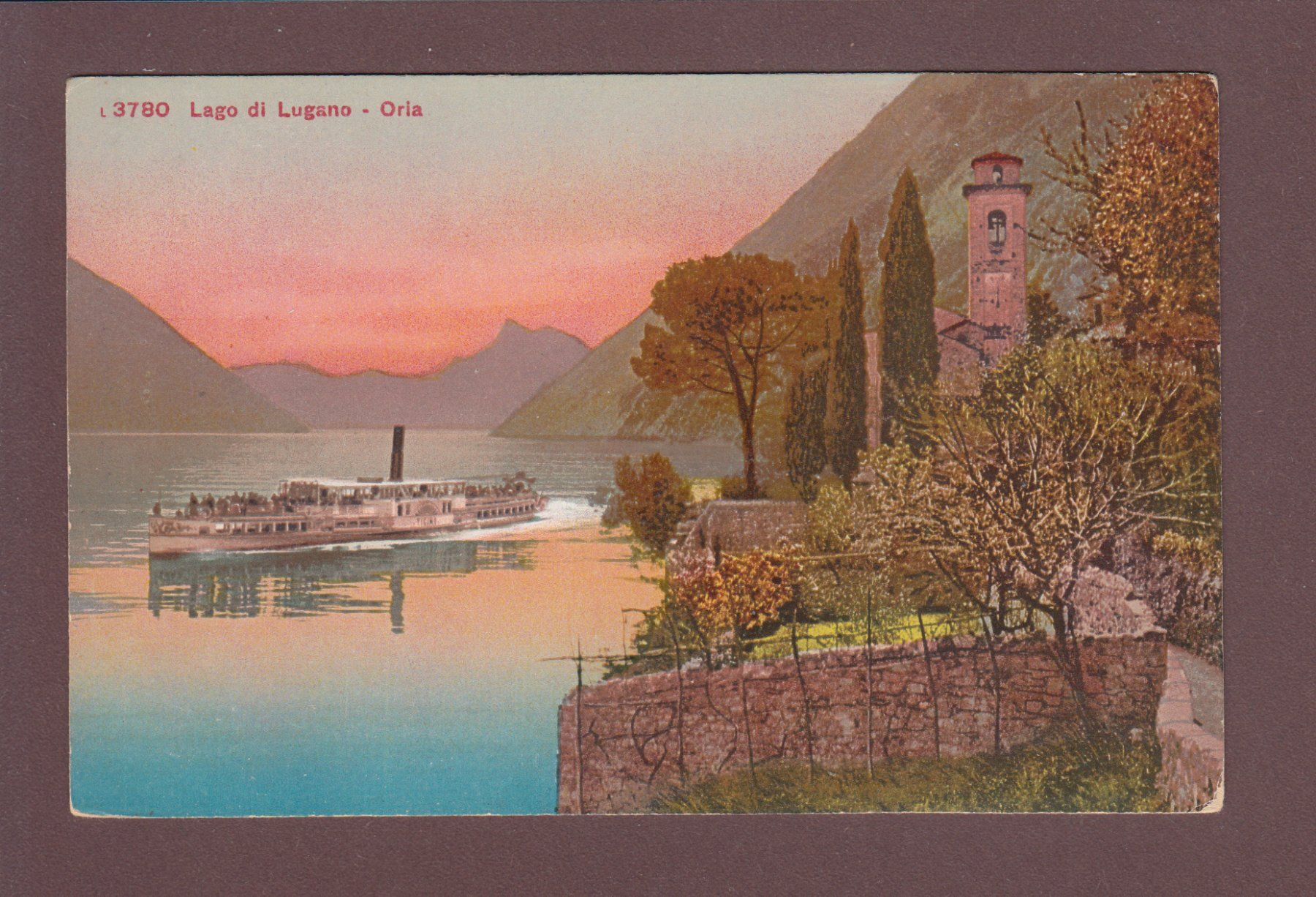 Cartoline postali: ORIA - Nave – Usato da Pully venduto da nicecards