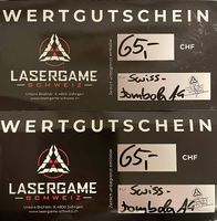 Wertgutscheine für Lasergame