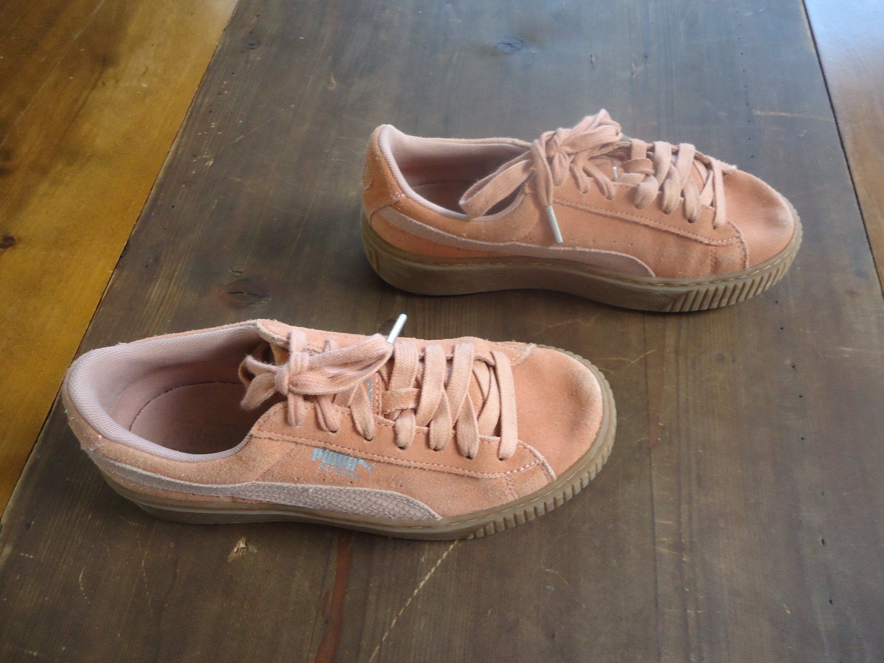 Puma Damenschuhe: Puma - Cuir - 37,5 - Rose saumon – Gebraucht aus Vessy von mafabe 1