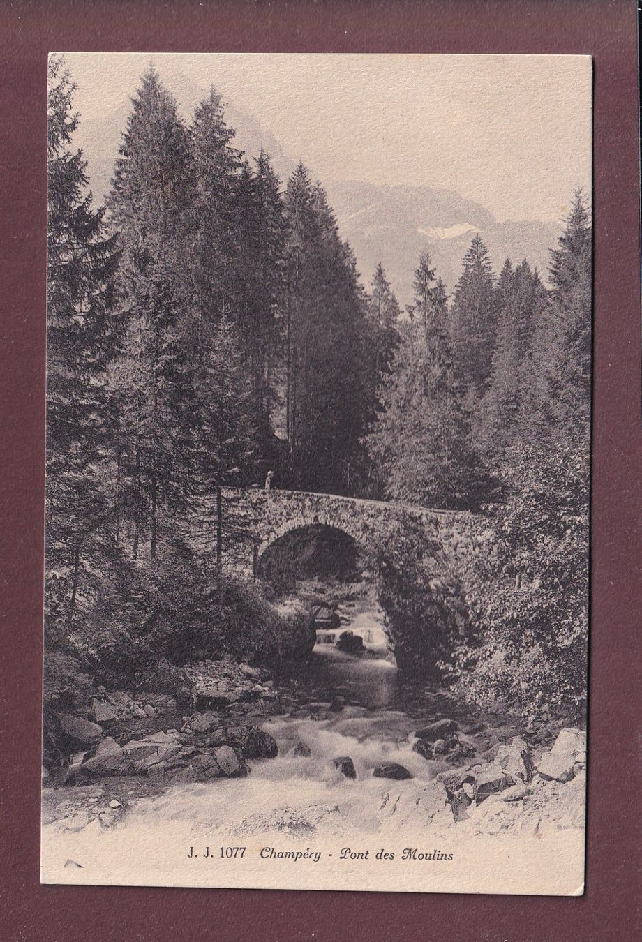 Cartes postales: CHAMPERY - Pont des Moulins – D'occasion à Pully par nicecards