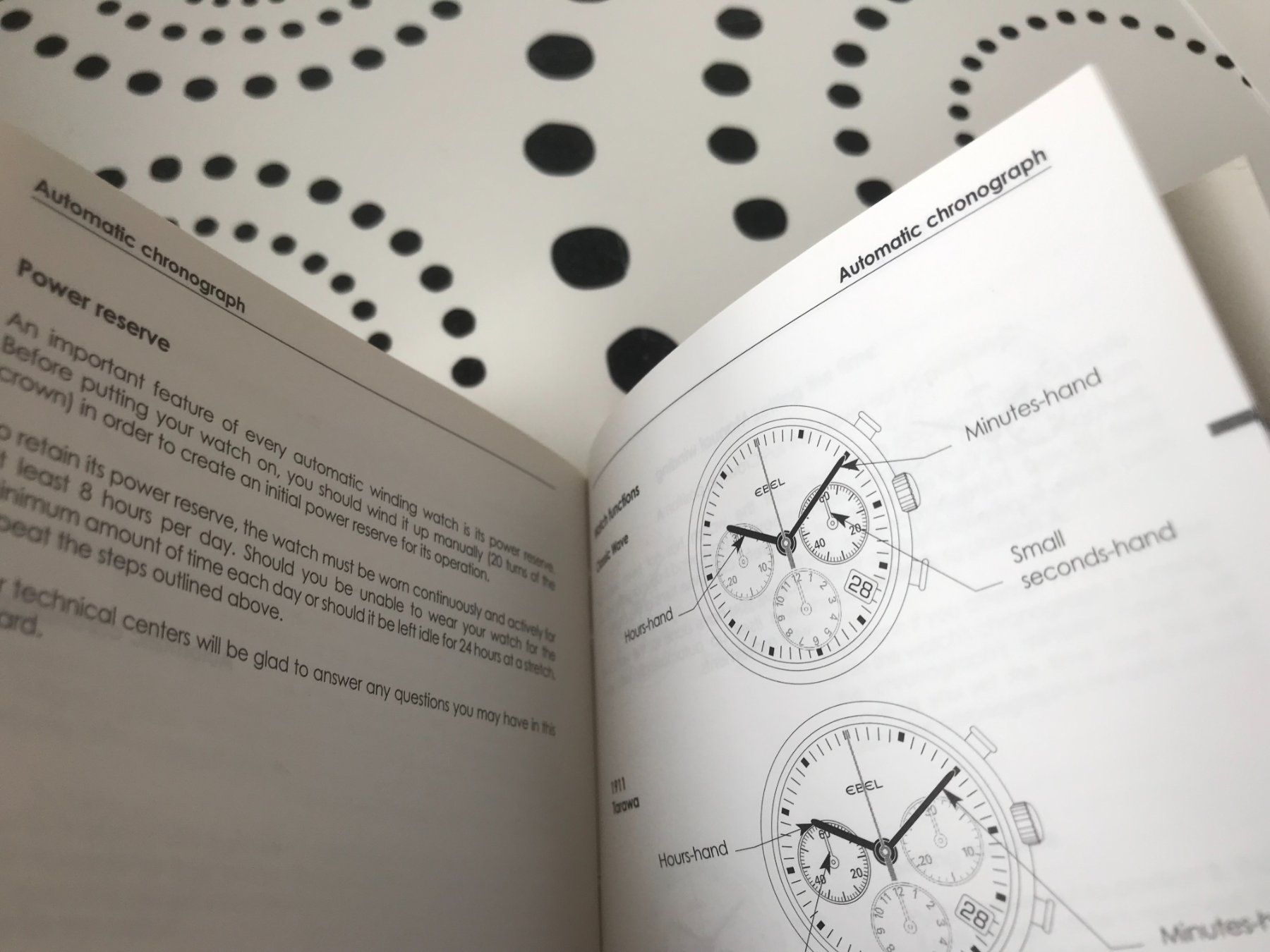 Documenti: EBEL ORIG. - OPERATING INSTRUCTIONS - AUTOMATIC & QUARTZ !!! – Nuovo (secondo la descrizione) da Epalinges venduto da dream-watch 3