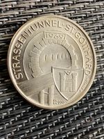 Silber Gedenkmedaille, St. Gotthard Strassentunnel 1969