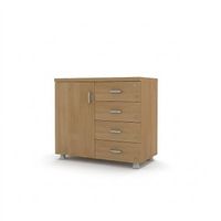 Neu: Klassische Büro Kommode aus Holz, ca. 85x45x75 cm